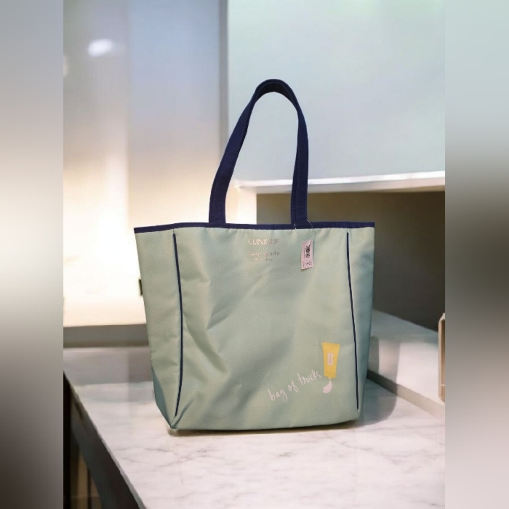 Kate Spade / Clinique Mint Green Tote Bag nwt